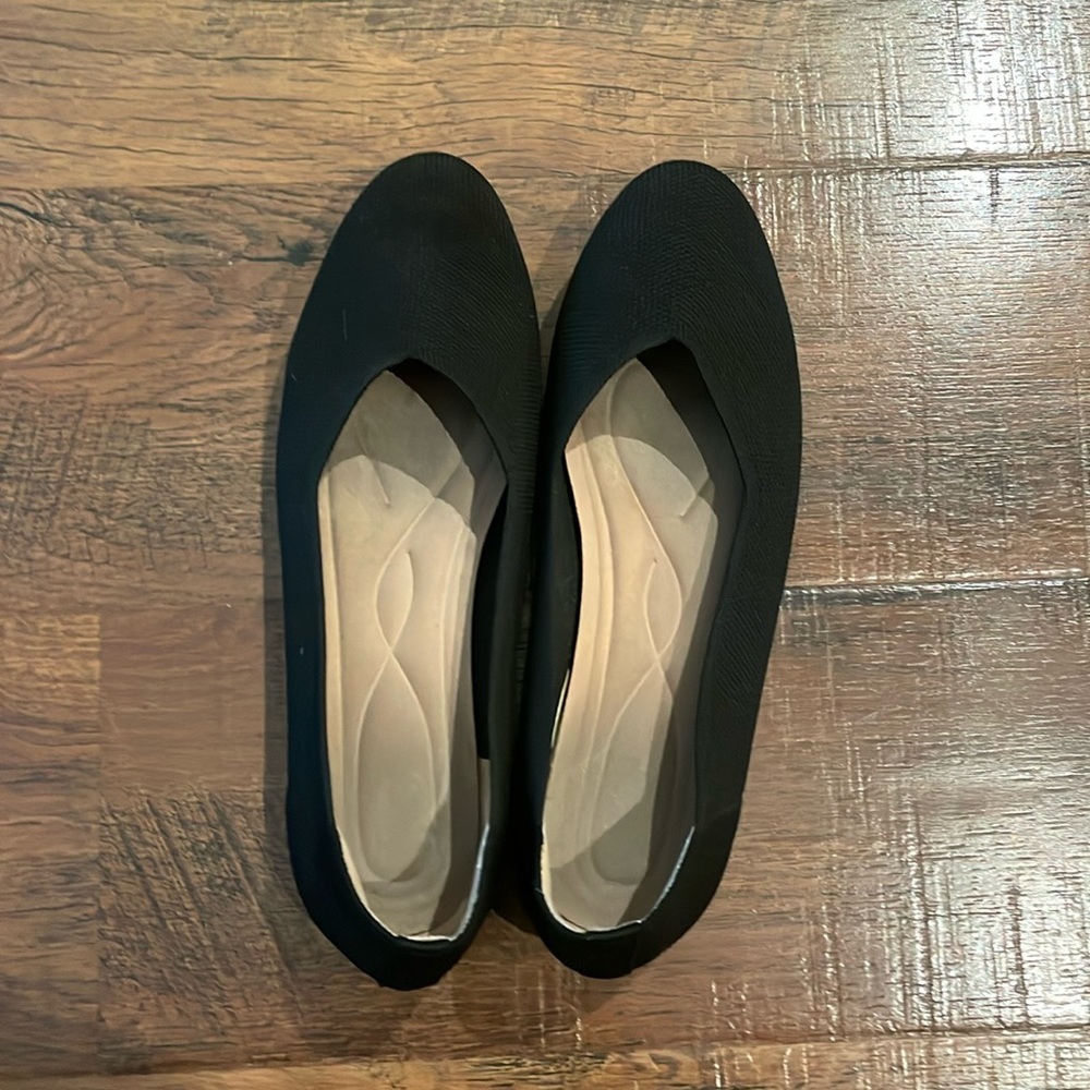 Black Flats Size 9